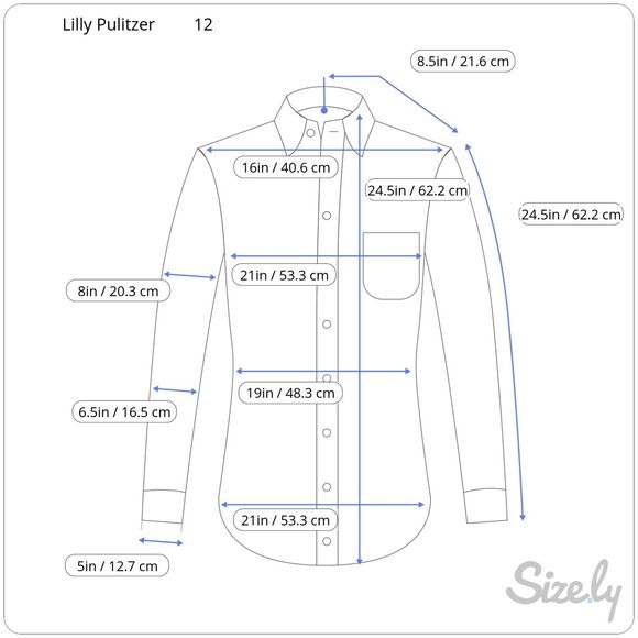 Lilly Pulitzer Women's Button Up Size 12 - Picture 2 of 5